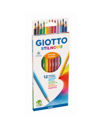 Etui 12 crayons Giotto Stilnovo mine de 3,3 mm